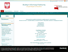Tablet Screenshot of bip.strzelno.pl